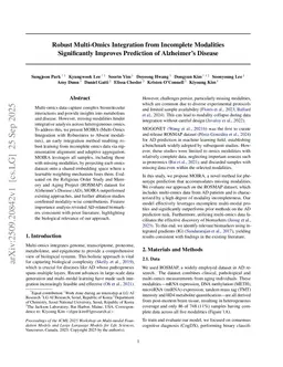 Robust Multi-Omics Integration from Incomplete Modalities Significantly Improves Prediction of Alzheimer's Disease