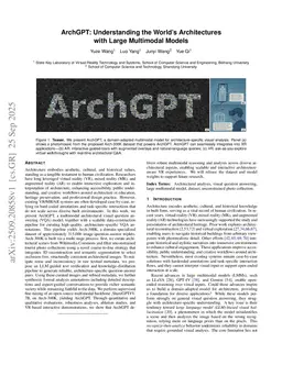 ArchGPT: Understanding the World's Architectures with Large Multimodal Models