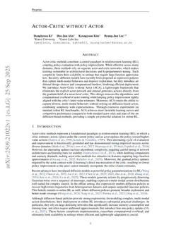 Actor-Critic without Actor