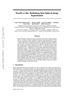 Stratify or Die: Rethinking Data Splits in Image Segmentation