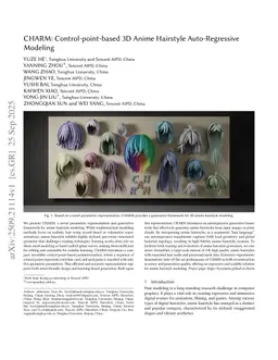 CHARM: Control-point-based 3D Anime Hairstyle Auto-Regressive Modeling