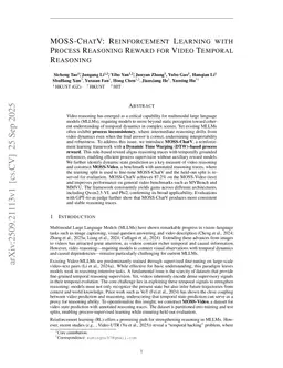 MOSS-ChatV: Reinforcement Learning with Process Reasoning Reward for Video Temporal Reasoning