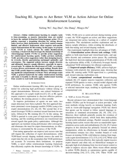 Teaching RL Agents to Act Better: VLM as Action Advisor for Online Reinforcement Learning