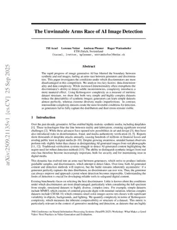 The Unwinnable Arms Race of AI Image Detection