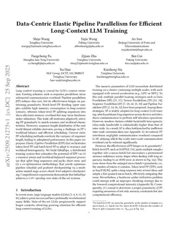 Data-Centric Elastic Pipeline Parallelism for Efficient Long-Context LLM Training
