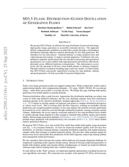 SD3.5-Flash: Distribution-Guided Distillation of Generative Flows