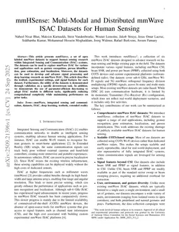 mmHSense: Multi-Modal and Distributed mmWave ISAC Datasets for Human Sensing
