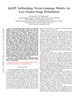 JaiLIP: Jailbreaking Vision-Language Models via Loss Guided Image Perturbation