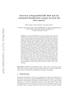 Overview of ExpertLifeCLEF 2018: how far automated identification systems are from the best experts?