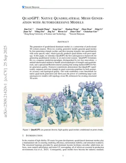 QuadGPT: Native Quadrilateral Mesh Generation with Autoregressive Models