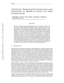 VideoJudge: Bootstrapping Enables Scalable Supervision of MLLM-as-a-Judge for Video Understanding