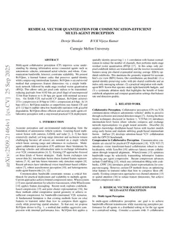 Residual Vector Quantization For Communication-Efficient Multi-Agent Perception
