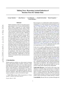 Talking Trees: Reasoning-Assisted Induction of Decision Trees for Tabular Data