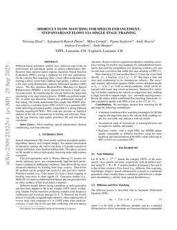 Shortcut Flow Matching for Speech Enhancement: Step-Invariant flows via single stage training