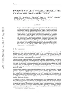 InvBench: Can LLMs Accelerate Program Verification with Invariant Synthesis?