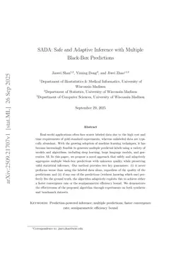 SADA: Safe and Adaptive Aggregation of Multiple Black-Box Predictions in Semi-Supervised Learning