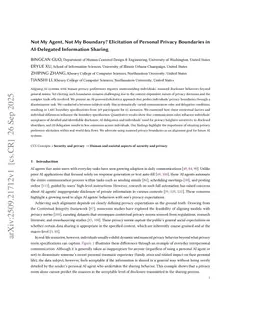 Not My Agent, Not My Boundary? Elicitation of Personal Privacy Boundaries in AI-Delegated Information Sharing