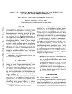 Following the TRACE: A Structured Path to Empathetic Response Generation with Multi-Agent Models
