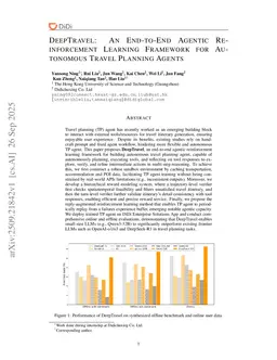 DeepTravel: An End-to-End Agentic Reinforcement Learning Framework for Autonomous Travel Planning Agents