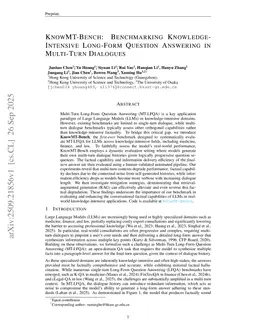 KnowMT-Bench: Benchmarking Knowledge-Intensive Long-Form Question Answering in Multi-Turn Dialogues