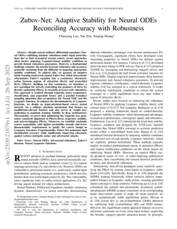 Zubov-Net: Adaptive Stability for Neural ODEs Reconciling Accuracy with Robustness