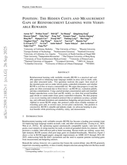 Position: The Hidden Costs and Measurement Gaps of Reinforcement Learning with Verifiable Rewards
