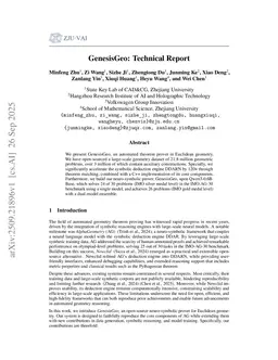 GenesisGeo: Technical Report