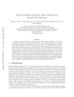 Discrete Guidance Matching: Exact Guidance for Discrete Flow Matching