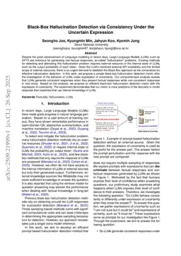 Black-Box Hallucination Detection via Consistency Under the Uncertain Expression