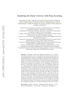 Exploring the Early Universe with Deep Learning