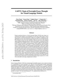 CoFFT: Chain of Foresight-Focus Thought for Visual Language Models
