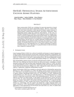 OrtSAE: Orthogonal Sparse Autoencoders Uncover Atomic Features