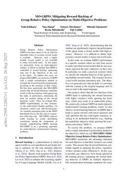 MO-GRPO: Mitigating Reward Hacking of Group Relative Policy Optimization on Multi-Objective Problems