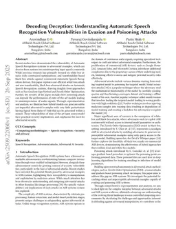 Decoding Deception: Understanding Automatic Speech Recognition Vulnerabilities in Evasion and Poisoning Attacks