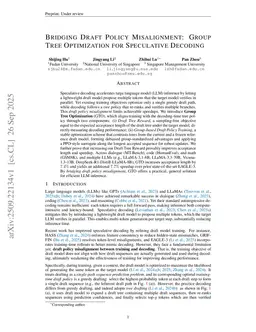 Bridging Draft Policy Misalignment: Group Tree Optimization for Speculative Decoding