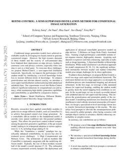 REFINE-CONTROL: A Semi-supervised Distillation Method For Conditional Image Generation