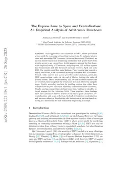 The Express Lane to Spam and Centralization: An Empirical Analysis of Arbitrum's Timeboost