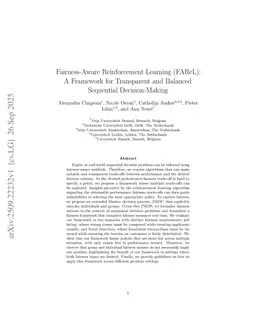 Fairness-Aware Reinforcement Learning (FAReL): A Framework for Transparent and Balanced Sequential Decision-Making