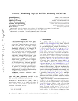 Clinical Uncertainty Impacts Machine Learning Evaluations