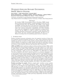 Wavelet-Induced Rotary Encodings: RoPE Meets Graphs