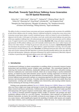 MesaTask: Towards Task-Driven Tabletop Scene Generation via 3D Spatial Reasoning