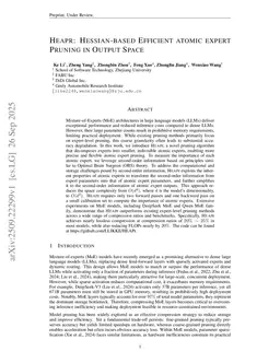 HEAPr: Hessian-based Efficient Atomic Expert Pruning in Output Space