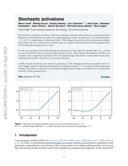 Stochastic activations