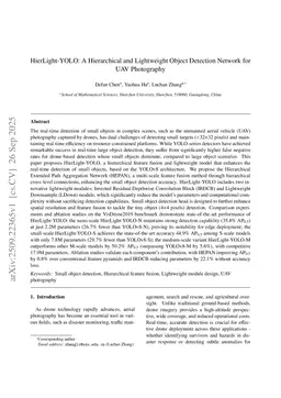 HierLight-YOLO: A Hierarchical and Lightweight Object Detection Network for UAV Photography