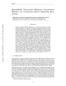 MoveFM-R: Advancing Mobility Foundation Models via Language-driven Semantic Reasoning