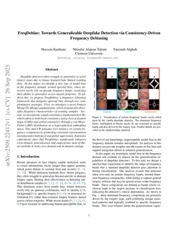 FreqDebias: Towards Generalizable Deepfake Detection via Consistency-Driven Frequency Debiasing