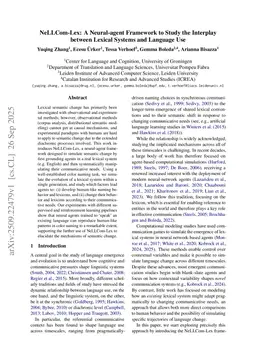 NeLLCom-Lex: A Neural-agent Framework to Study the Interplay between Lexical Systems and Language Use