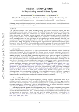 Bayesian Transfer Operators in Reproducing Kernel Hilbert Spaces