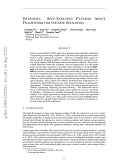 InfiAgent: Self-Evolving Pyramid Agent Framework for Infinite Scenarios