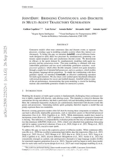 JointDiff: Bridging Continuous and Discrete in Multi-Agent Trajectory Generation